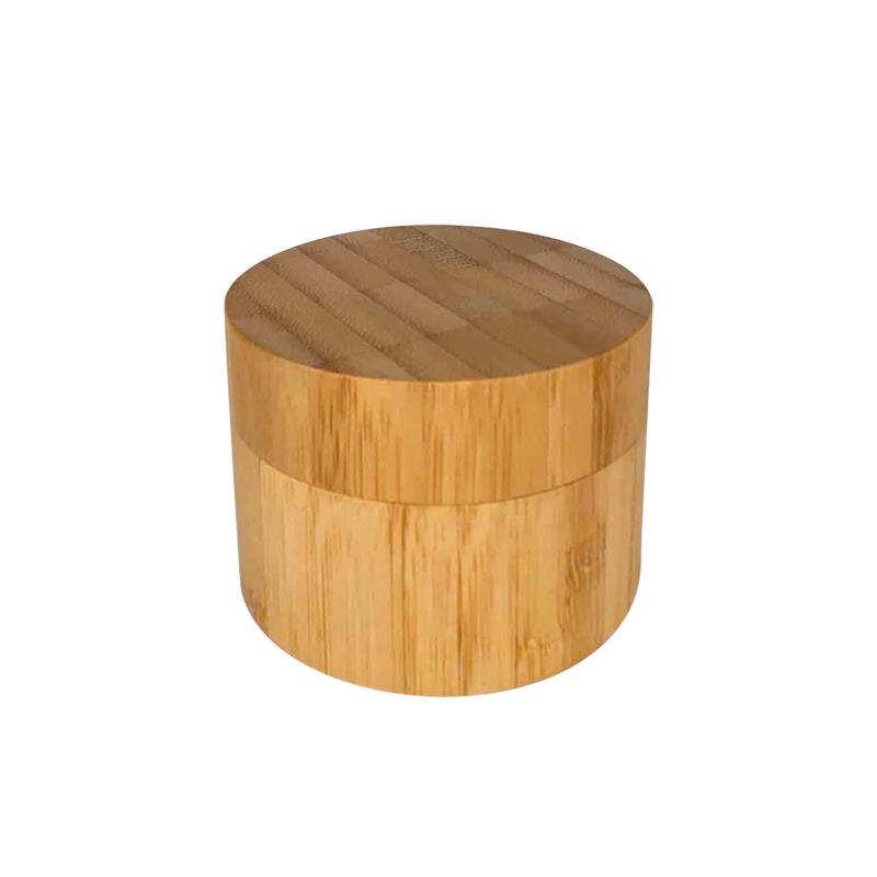 Nature bamboo cosmetic packaging 10g 15g 30g 50g 100g empty face eye cream powder bamboo jar lid cosmetic container