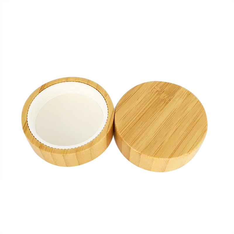 Nature bamboo cosmetic packaging 10g 15g 30g 50g 100g empty face eye cream powder bamboo jar lid cosmetic container