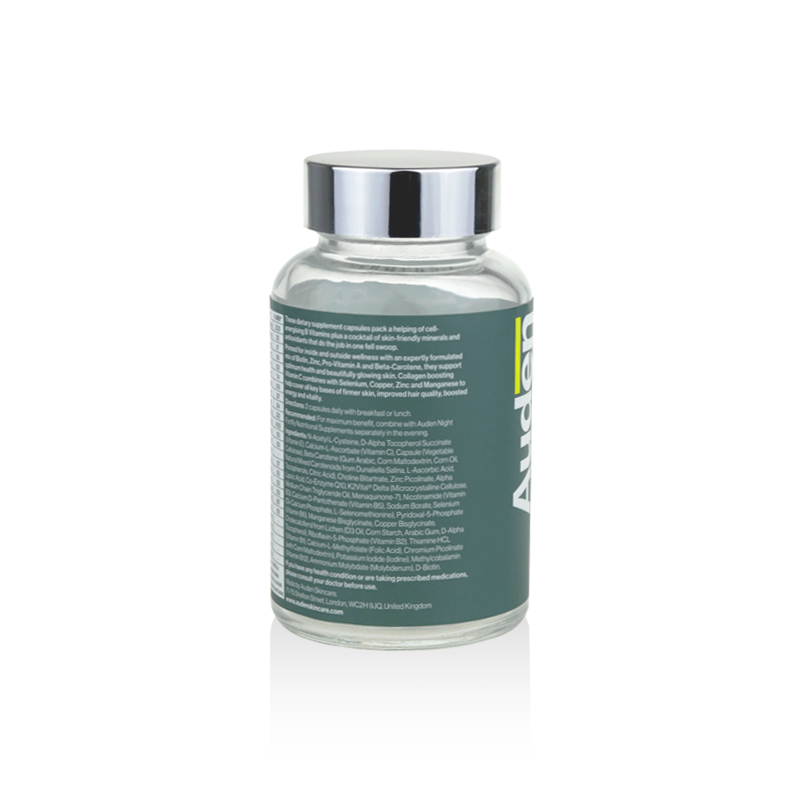 NeNew design factory design 30ml 50ml 100ml luxury clear glass pill bottle with aluminum lid