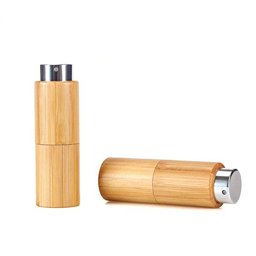 New 10ml bamboo atomizer sprayer glass perfume bottle