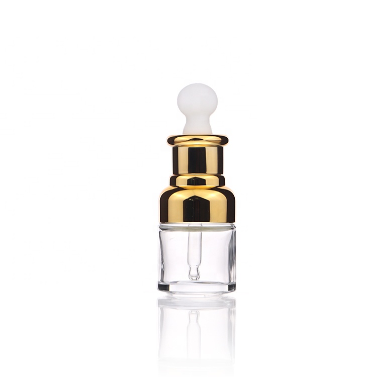 New 15 20 30 50 100 Grams 1 Oz Clear Luxury Skin Care Skincare Cosmetics 30g Glass Dropper Bottles For Essential Oil