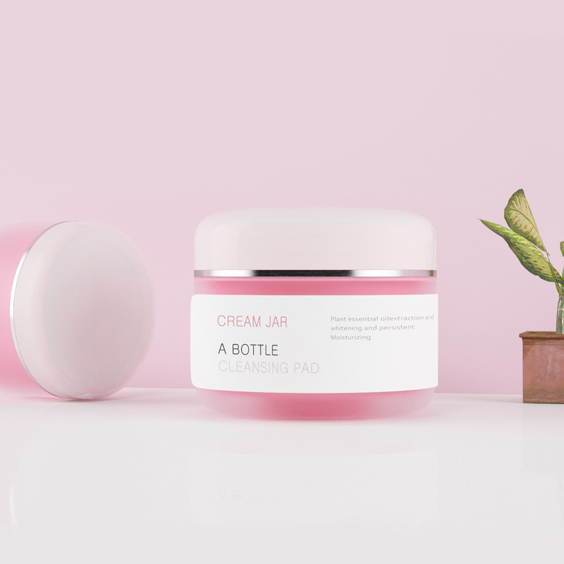 New 2019 cosmetic powder jar, cream plastic jar