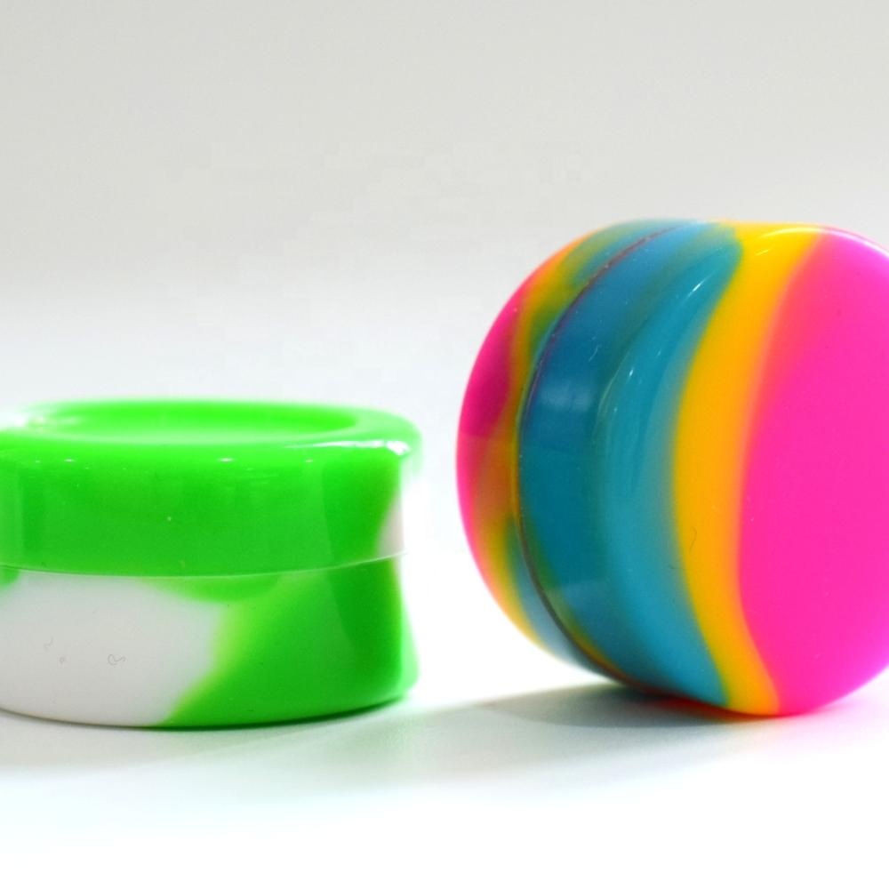 New 2020 mixed color glass jar weed packaging jar CBD oil cream concentrate container weed jar essential oil containers