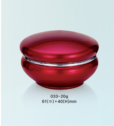 New 20g Red Plastic Empty Jar Makeup Face Cream Container Cosmetic Durable Packing Travel Bottle