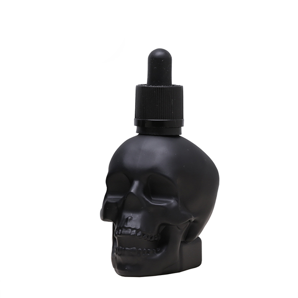 New 30ml 60ml 120m skull shape glass dropper bottle for e-juice e-Liquid Bottles