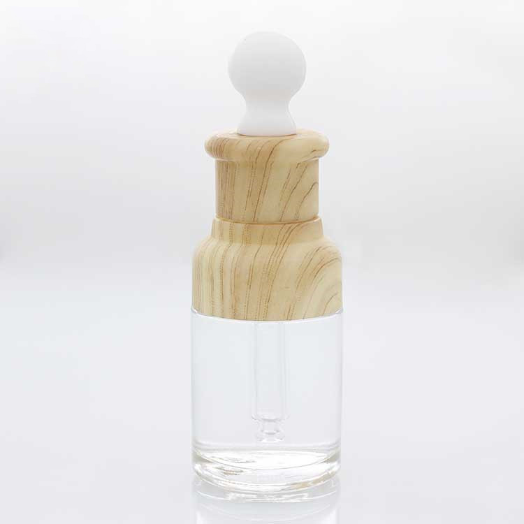 New 50ml clear glass essential oil dropper bottle