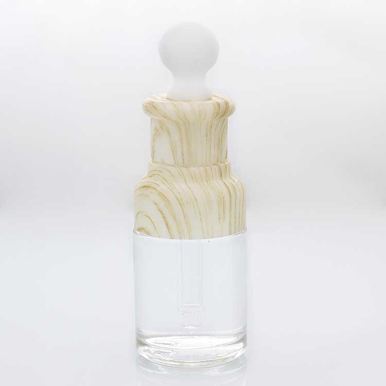 New 50ml clear glass essential oil dropper bottle