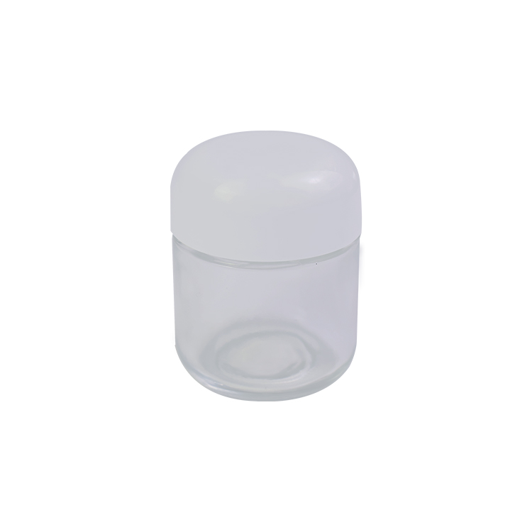New Arch Glass Jar smell proof Container 1oz clear glass arch bottles weed packaging jar OEM and CUSTOM concentrate jars