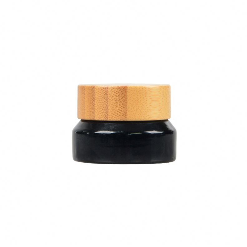 New Arrival 10Ml White Plastic Mascara Tube Jar With Bamboo Brush Lid
