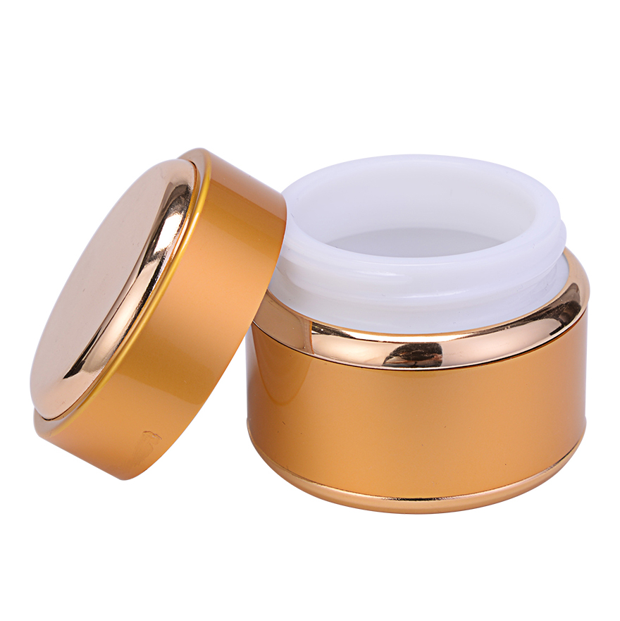 New Arrival 15g Lotion And Cream Plastic Jar With Aluminum Lid