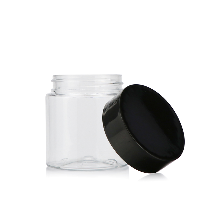 New Arrival 50ml 90ml 250ml Smell Proof jar Plastic Child Resistant Herb Weed Jar With Lid