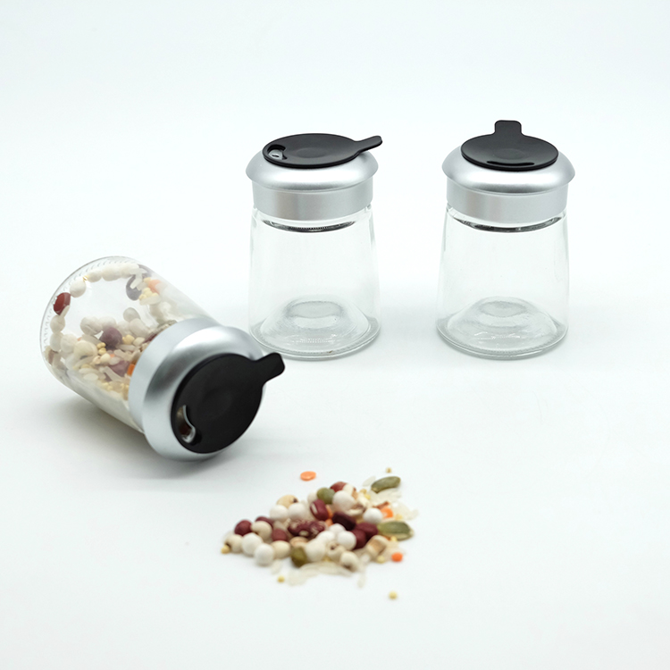 New Arrival 70ml Curry Glass Jar Mustard Seed Glass Bottle Jar Parsley Glass Jar Bottle for Condiments