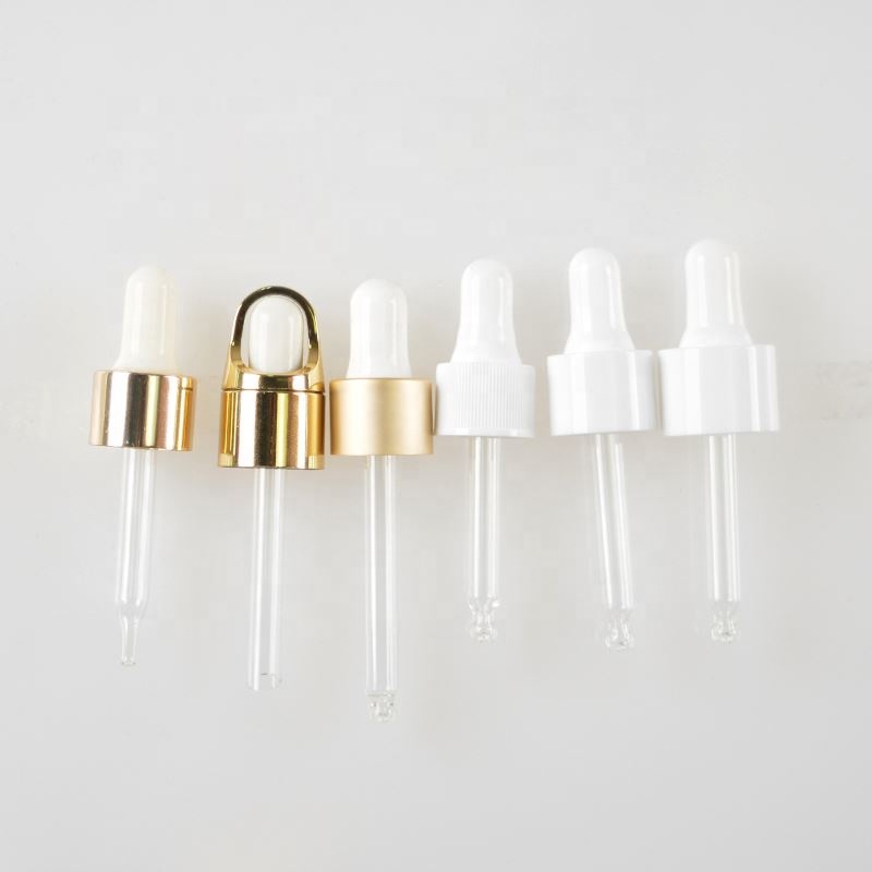 New Arrival Ambr Clear Glass Gold Dropper