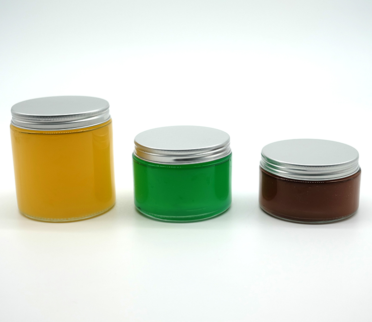 New Arrival Clear Wide Mouth Straight Sided Glass Jar Custom Made Face Cream Jar Fashion Jam Spread Jar