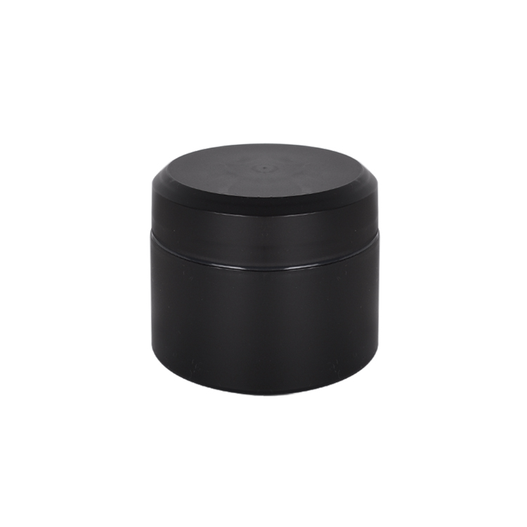 New Arrival Custom Skincare Empty 50 80 100 200 1000 Ml Black White PP Plastic Jars Packaging In Bulk