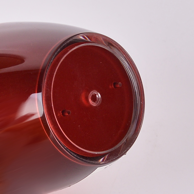 New Arrival Designer Cosmetic Red Acrylic Plastic Body Butter/Jars With Logo Printed