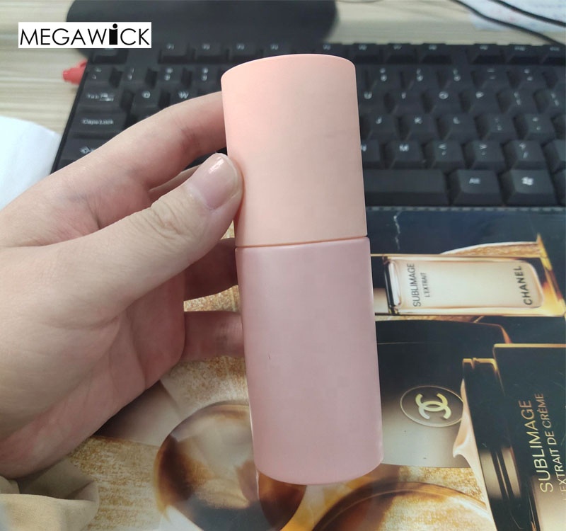 New Arrival Matt Pink Lotion Packaging Bottle,Straight Round Spray Glass Bottle Set 40ml 50ml 60ml 70ml 110ml