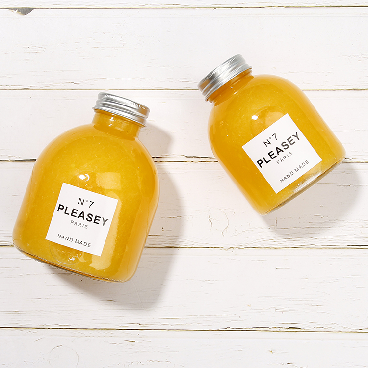 New Arrival Round Shape Glass Bottle 300ml 500ml For Kombucha Juice coffee Rose cider wine With Screw Cap Custom Empty Bottle