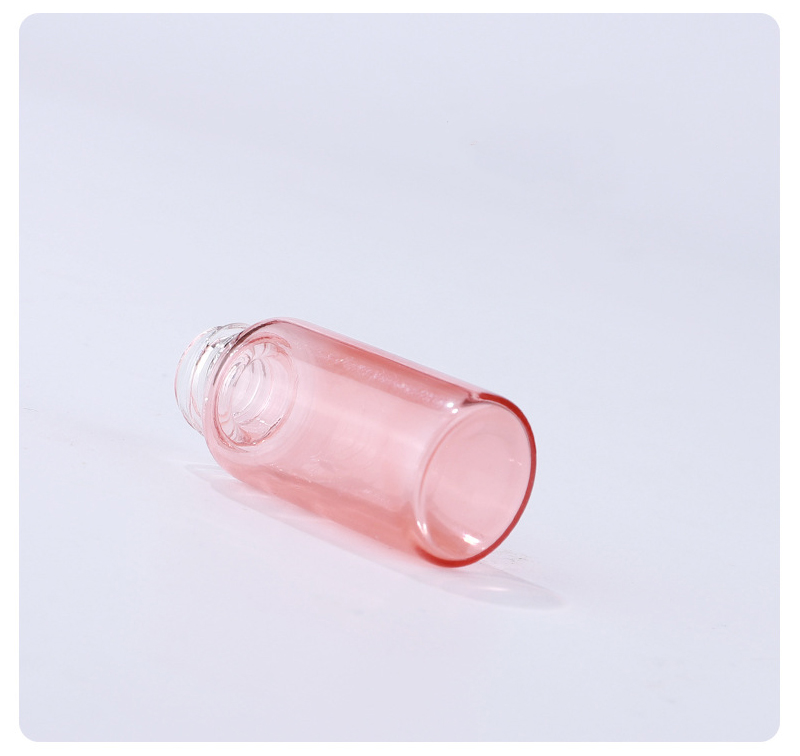 New Arrival Sample Pink Glass Bottle Essential Oil Dropper Bottle 1ml 2ml 3ml 5ml Customized Perfume Dropper Bottle
