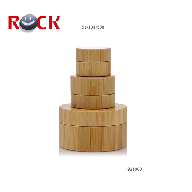 New Arrivals 50g cream jar bamboo cosmetic jars