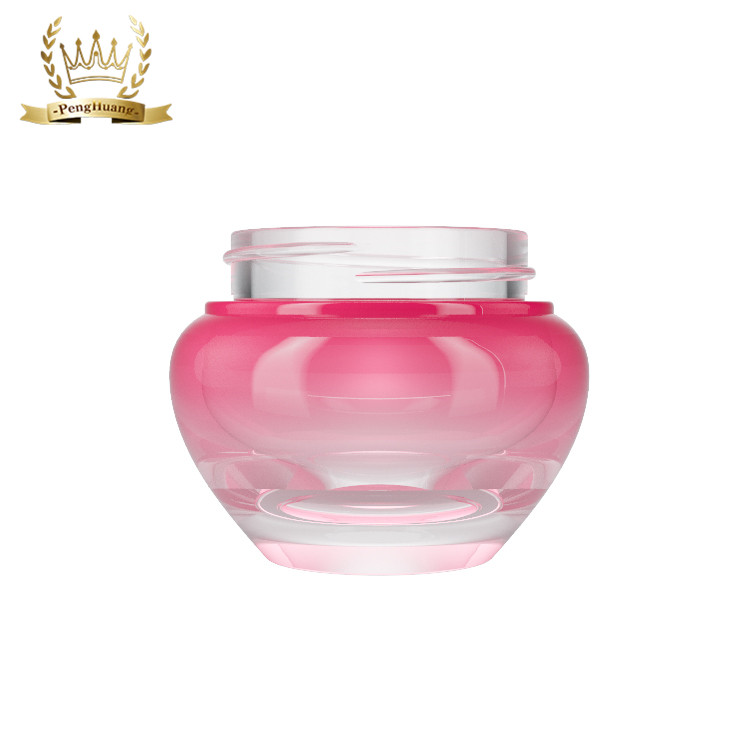 New Concept Cherry Shape Skin Care Containers Sets Gradient Cosmetic Glass Bottle and Jar