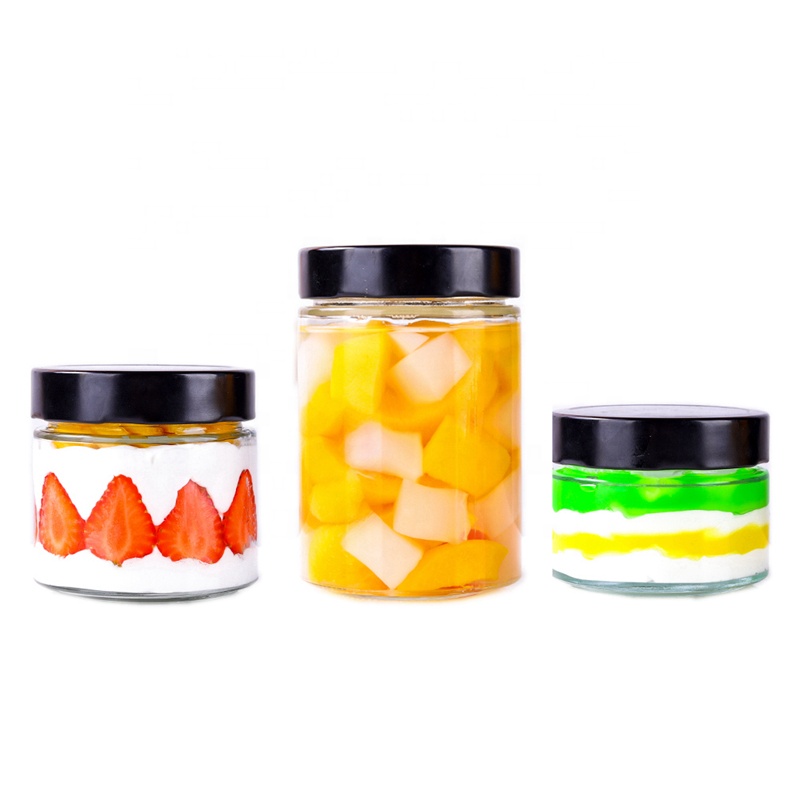 New Creative Glass Jars 500ML/750ML Canning Jars With Lids Ideal for Home Deco Canning Storing Regular Mouth Glass Storage Jar