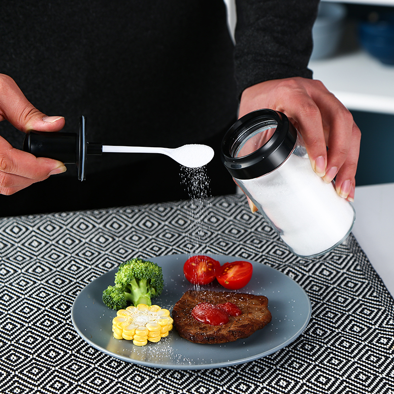 New Creative Transparent Seasoning Salt Sauce Spices Container Bottle With Bee Pops Cap