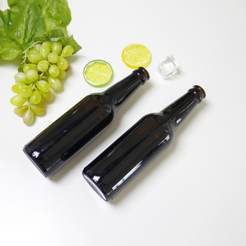 New Custom Amber Green Clear Glass Beer Bottle 330ML 500ML