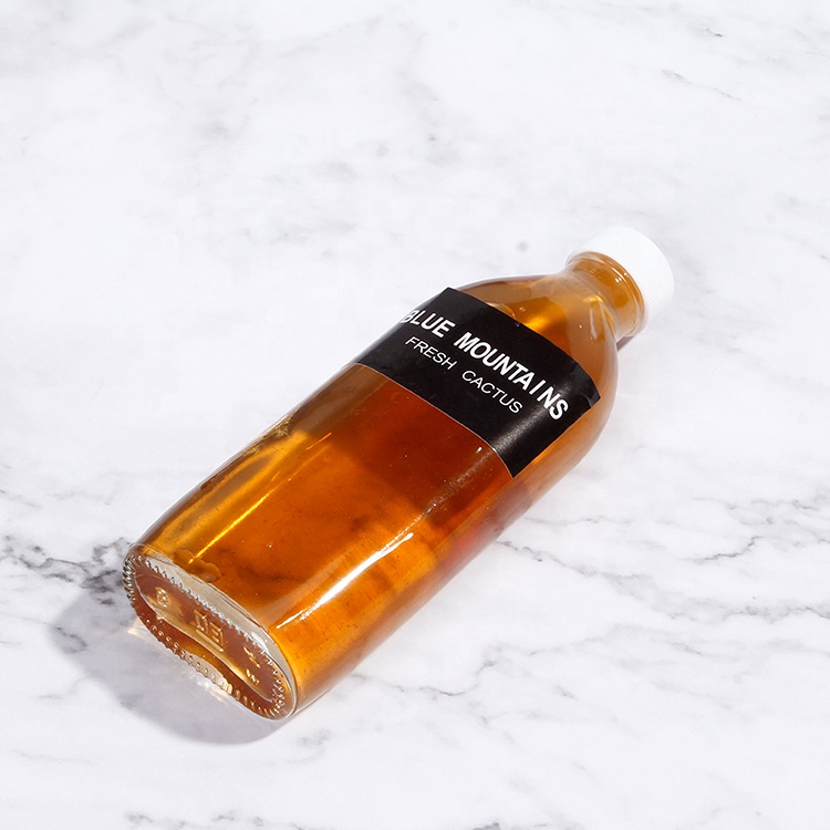 New Design 150ml Glass Flask Bottles With Screw Cap Mini Glass Sauce Bottles