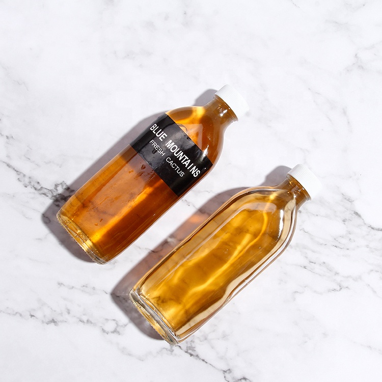 New Design 150ml Glass Flask Bottles With Screw Cap Mini Glass Sauce Bottles