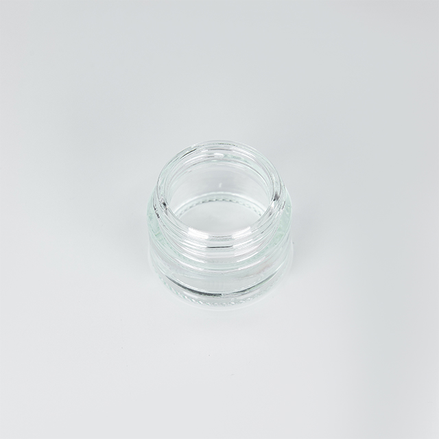 New Design 30g 50g 100g White Plastic Cosmetics Cream Jar With Silver Line