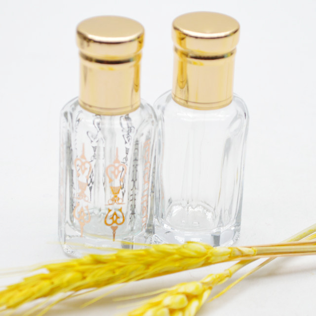 New Design 3ml 6ml 12ml Attar Bottle Oud Oil Perfume Tola Bottle With Aluminum Cap