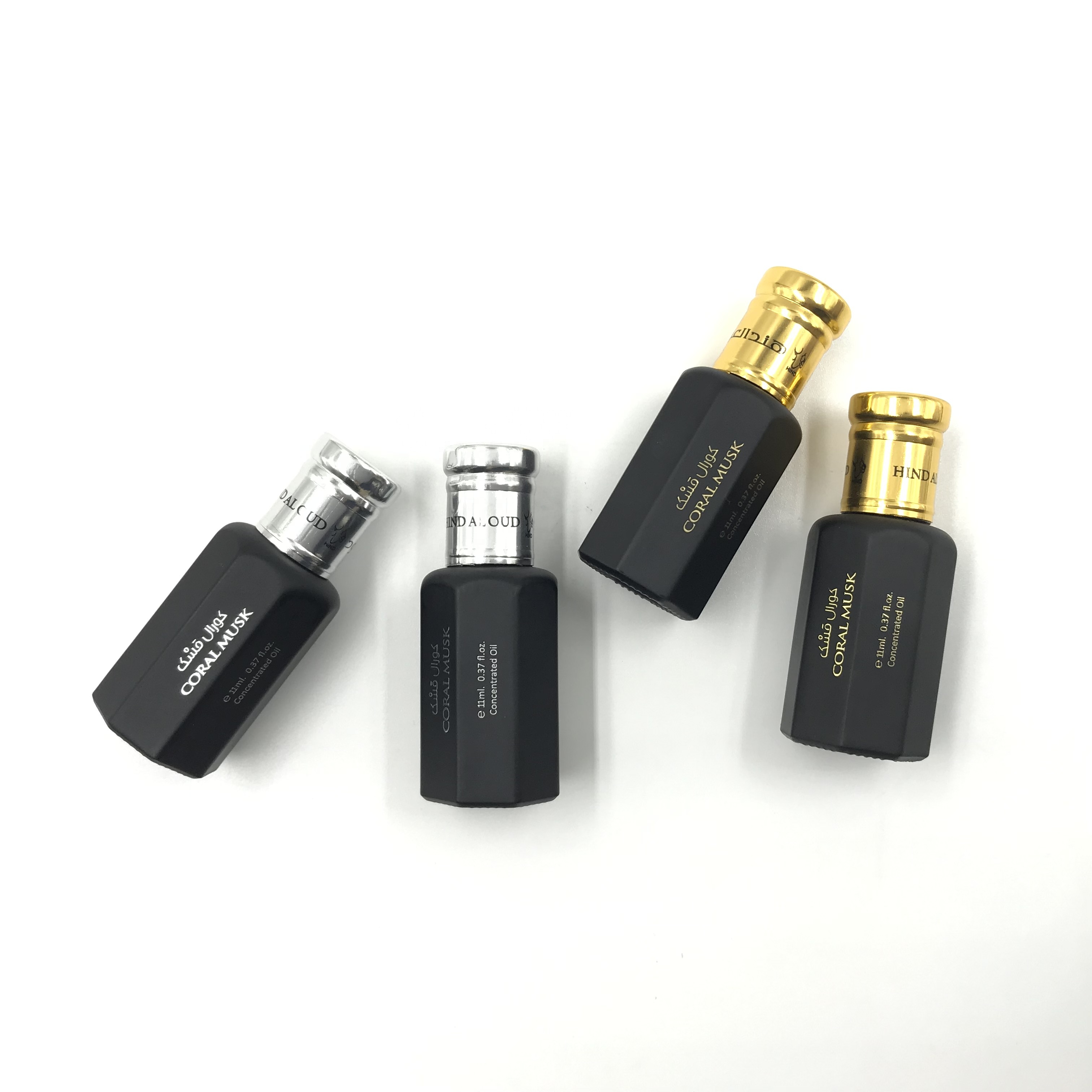 New Design 3ml 6ml 12ml Color Coating Attar Bottle Oud Oil Perfume Tola Bottle With Aluminum Cap
