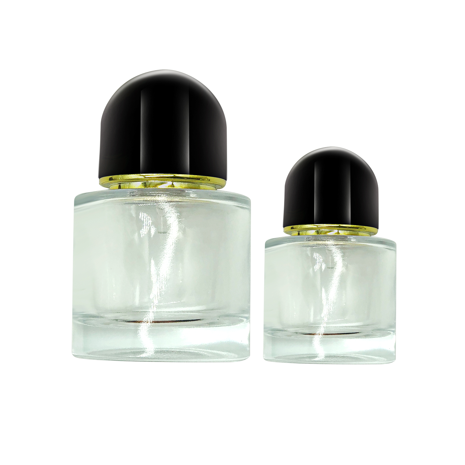 New Design 50ml 100ml Empty Glass Perfume Bottles for sprayer pump