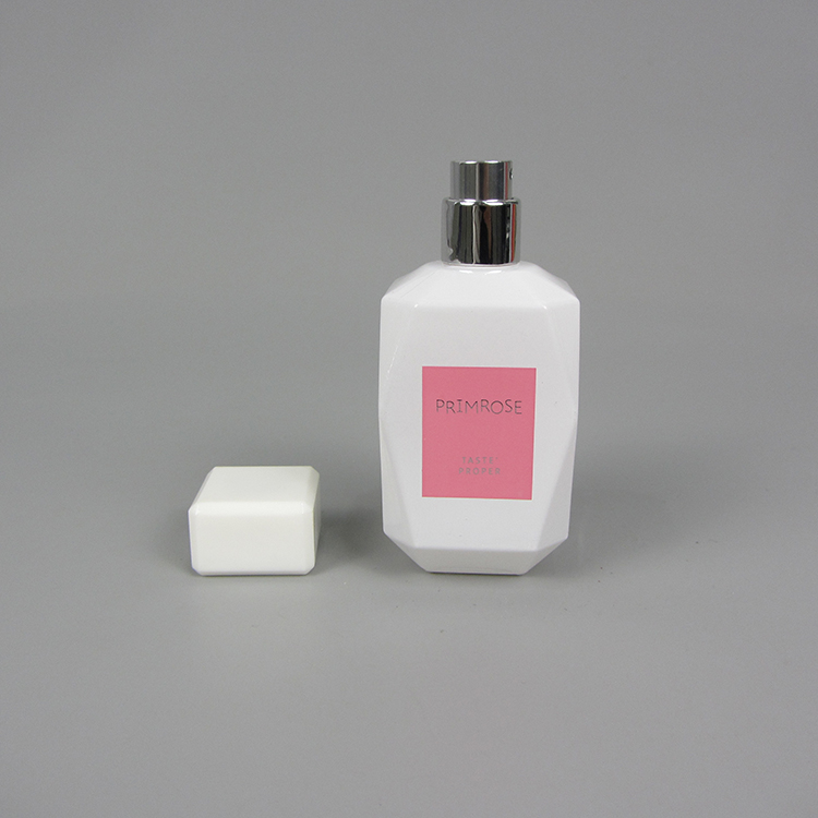 New Design 50ml Yellow Perfume Glass Spray Bottle For Fragrance Packaging