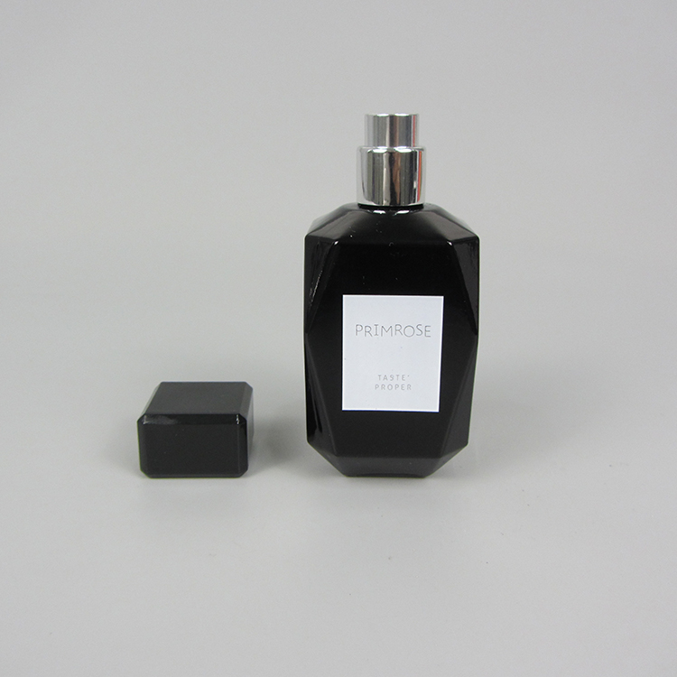 New Design 50ml Yellow Perfume Glass Spray Bottle For Fragrance Packaging