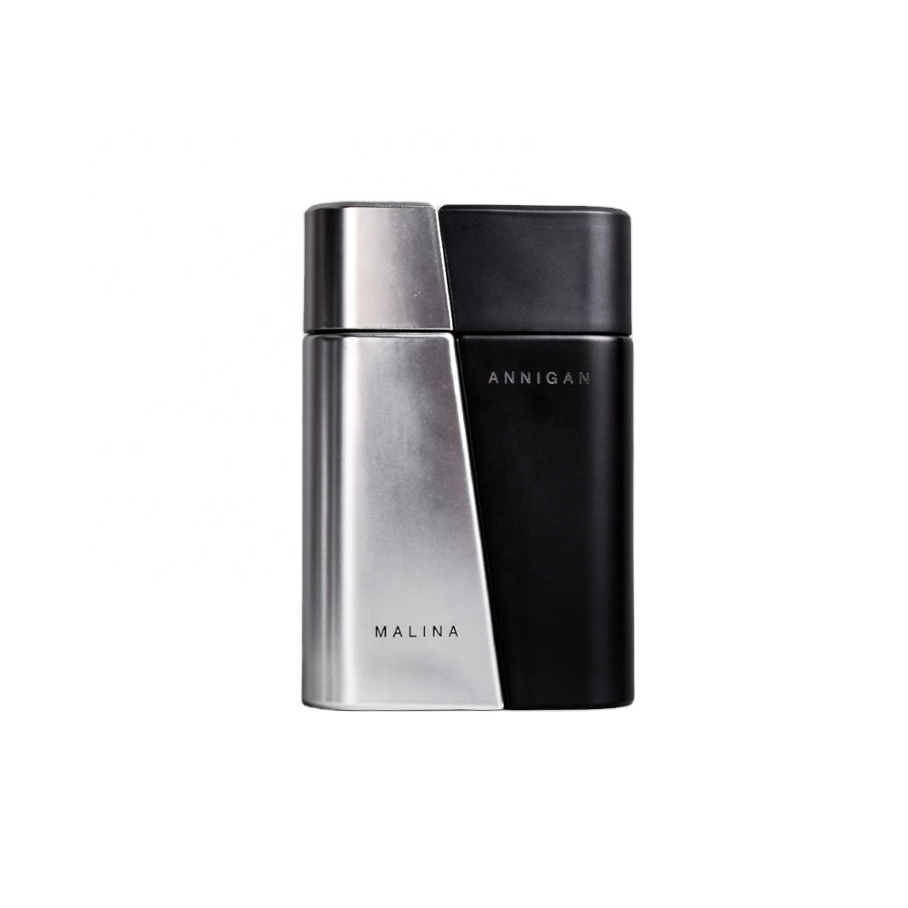 New Design 50ml black and silver Perfume Glass Spray Bottle For Fragrance Packaging