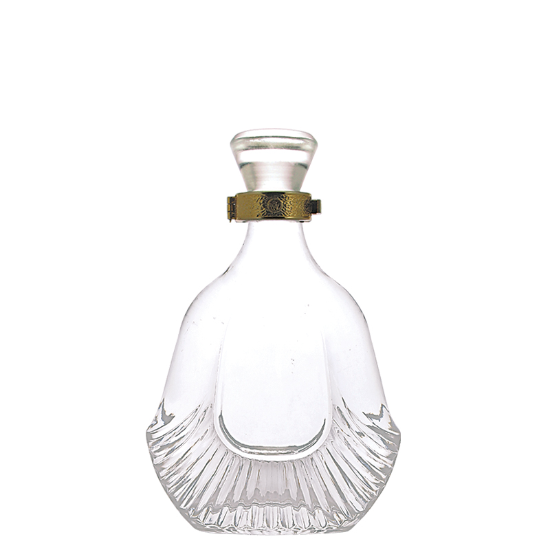 New Design 750ml XO glass bottle with glass cap