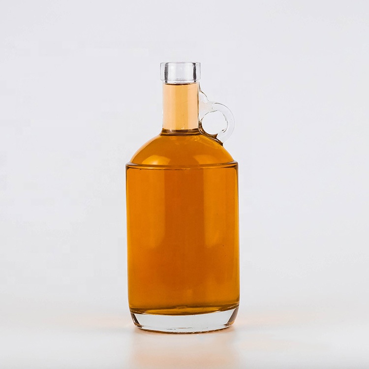 New Design Alcohol Bottle Garrafa Vidro 750ml Cork Top Glass Bottle