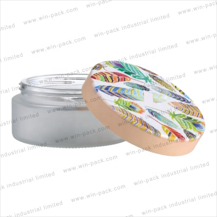 New Design Cap 3D Printing Empty Frosted Cream Jar Large Capacity 200g