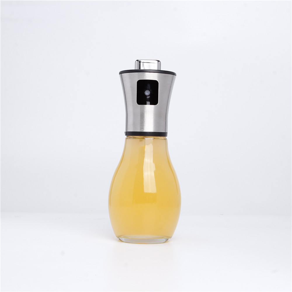 New Design Cruet Bottle 200ml Glass Olive Oil Bottles With Oil Dispenser
