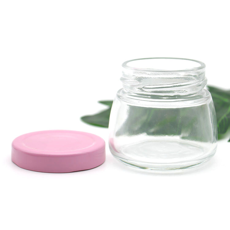 New Design Cylinder bird nest bottle glass jam jar food storage preserve honey glass jar