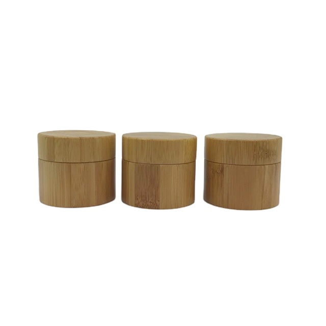 New Design Environmental Bamboo Glass bottle, Glass jar, Lid, Dropper, Pump Sprayer