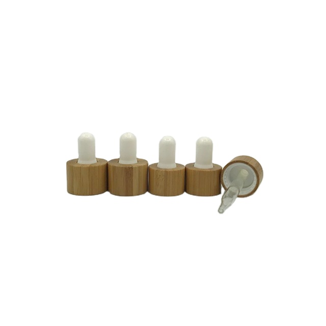 New Design Environmental Bamboo Glass bottle, Glass jar, Lid, Dropper, Pump Sprayer