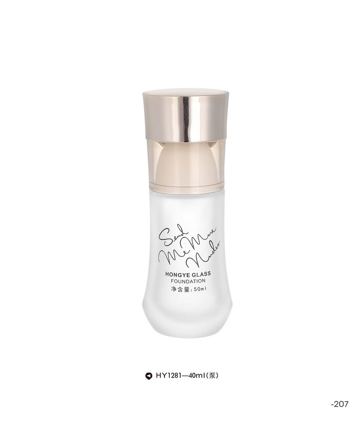 New Design Essential Oil Glass Bottle 40ml for Cosmetic Packaging