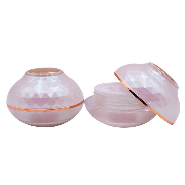 New Design Factory Price Cosmetic Packing Skin Care Cream Acrylic Bottle And Jar
