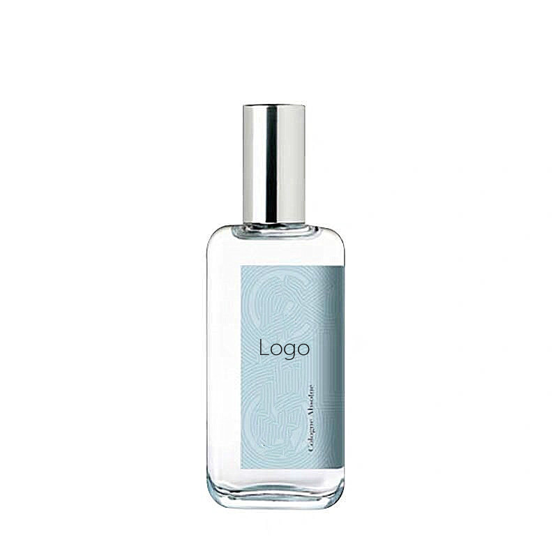 New Design Flat Square 50ml Perfume Glass Bottle Glass Spray Perfume Bottle