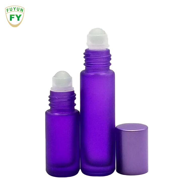 New Design Frosted Matte Glass Aromatherapy Essential Oil Roller Bottles 10ml 5ml