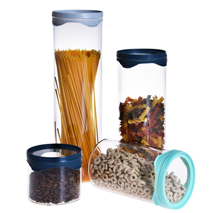 New Design Glass Food Storage With Slicon Sleeve