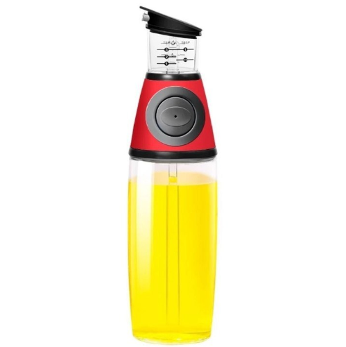 New Design Kitchen Measuring Olive Oil Dispenser Bottle 250ml Glass Oil Pot Olive Oil Bottle